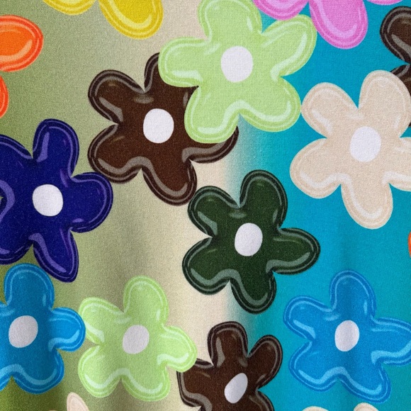 SIEDRES Size S Vintage Inspired Floral Retro Crop Top - BOHO - Picture 6 of 7